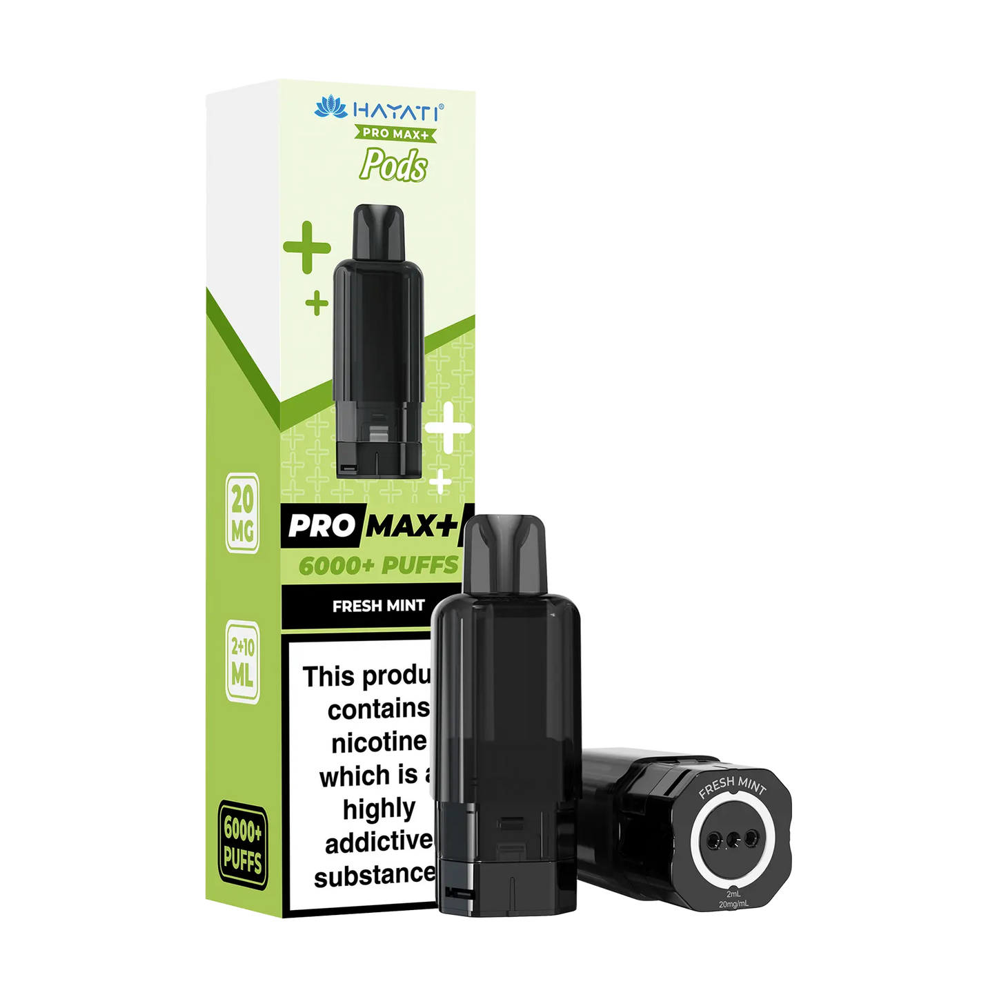 Hayati Pro Max+ 6000 Replacement Pods - Fresh Mint