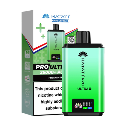 Hayati Pro Ultra 25K Prefilled Vape Kit - Fresh Mint