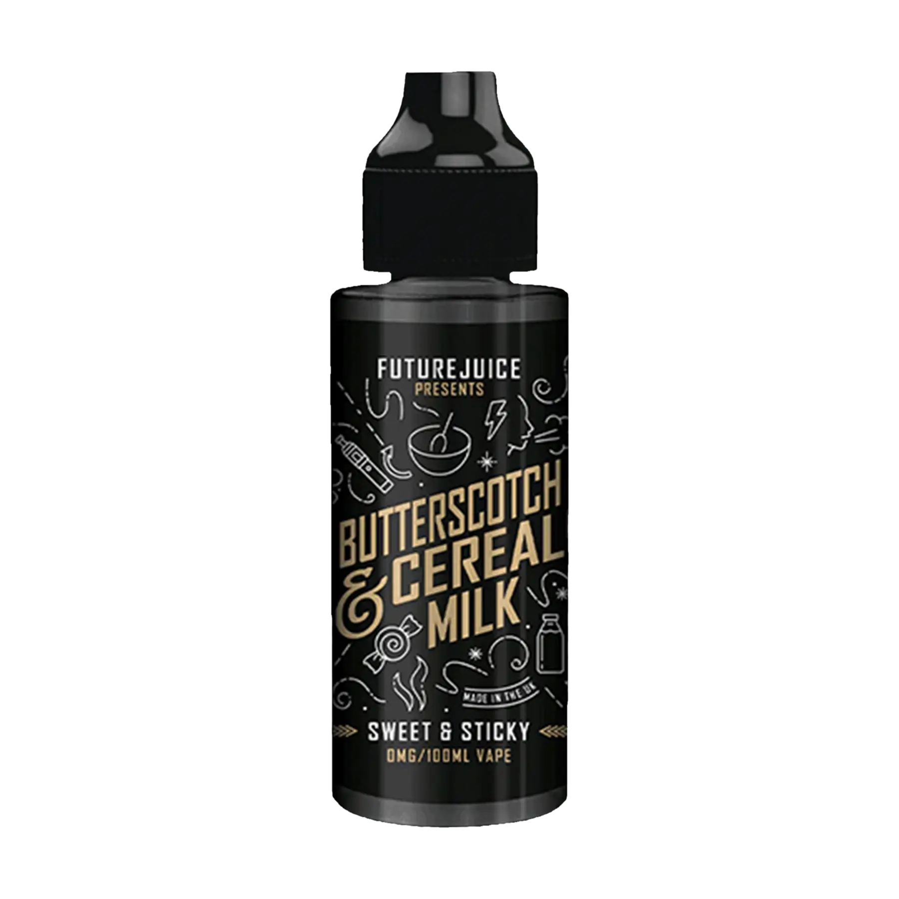 Future Juice 100ml Shortfill - Butterscotch & Cereal Milk