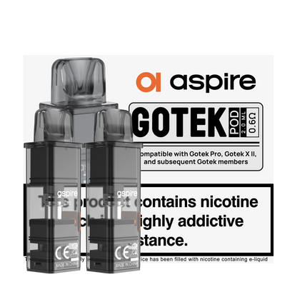 Aspire GoteK Replacement Pods - 0.6 2ml