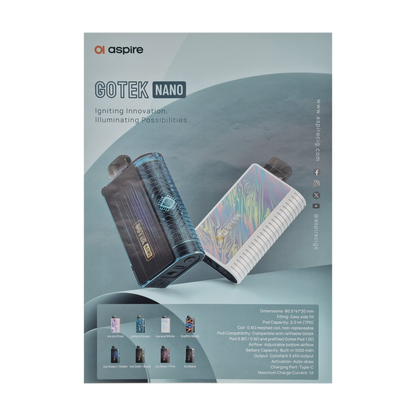 Aspire Gotek Nano Poster