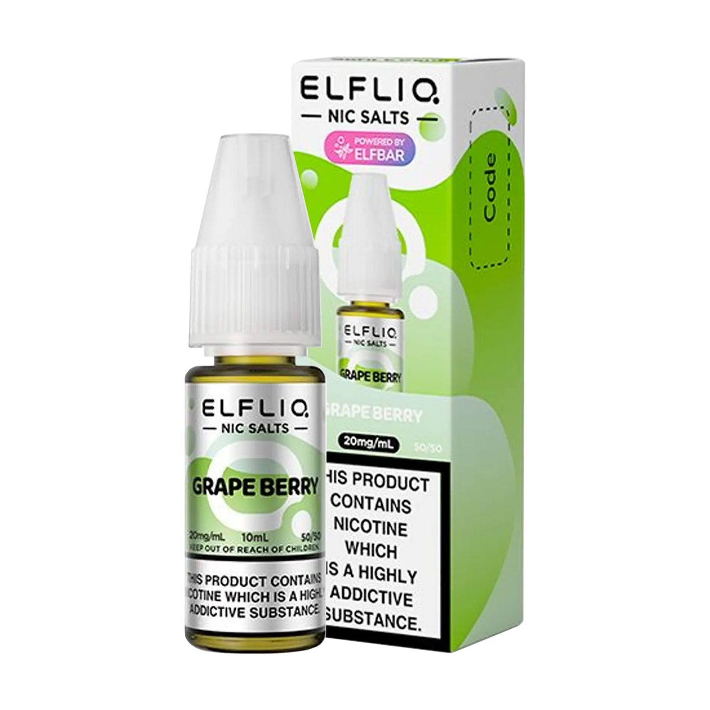 Elfliq 10ml Nicotine Salt - Grape Berry