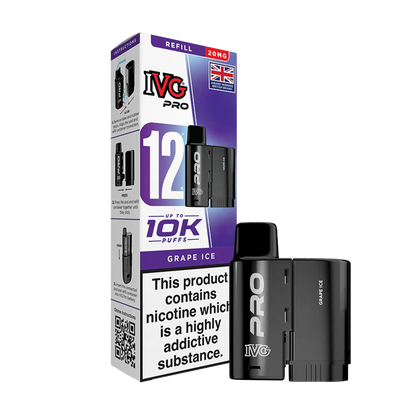 IVG Pro 12 Replacement Pods - Grape Ice
