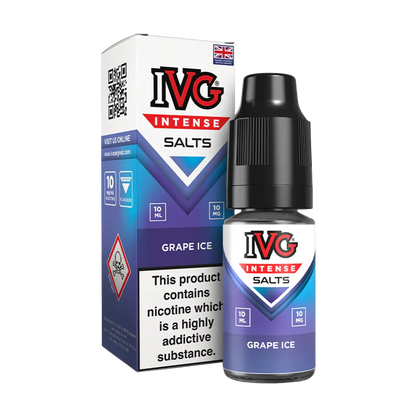 IVG Intense 10ml Nicotine Salt - Grape Ice