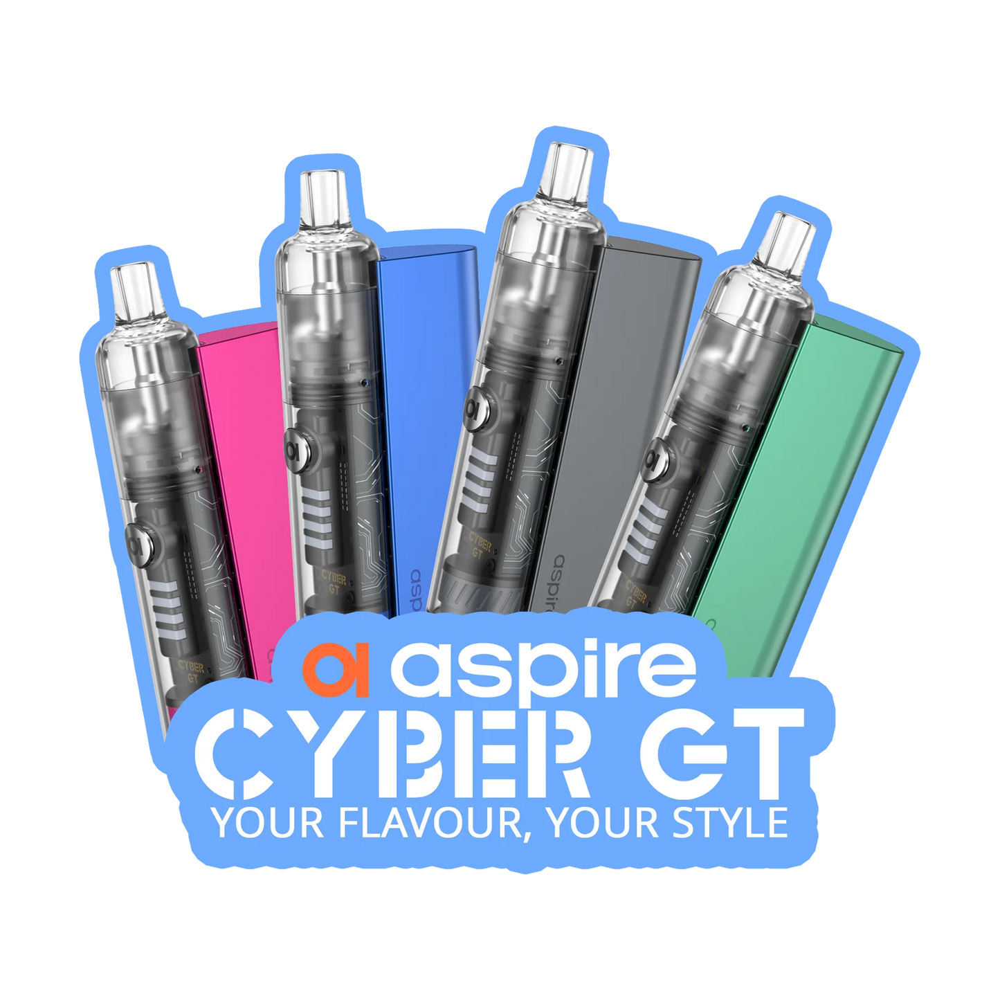 Aspire Window Stickers - Cyber GT
