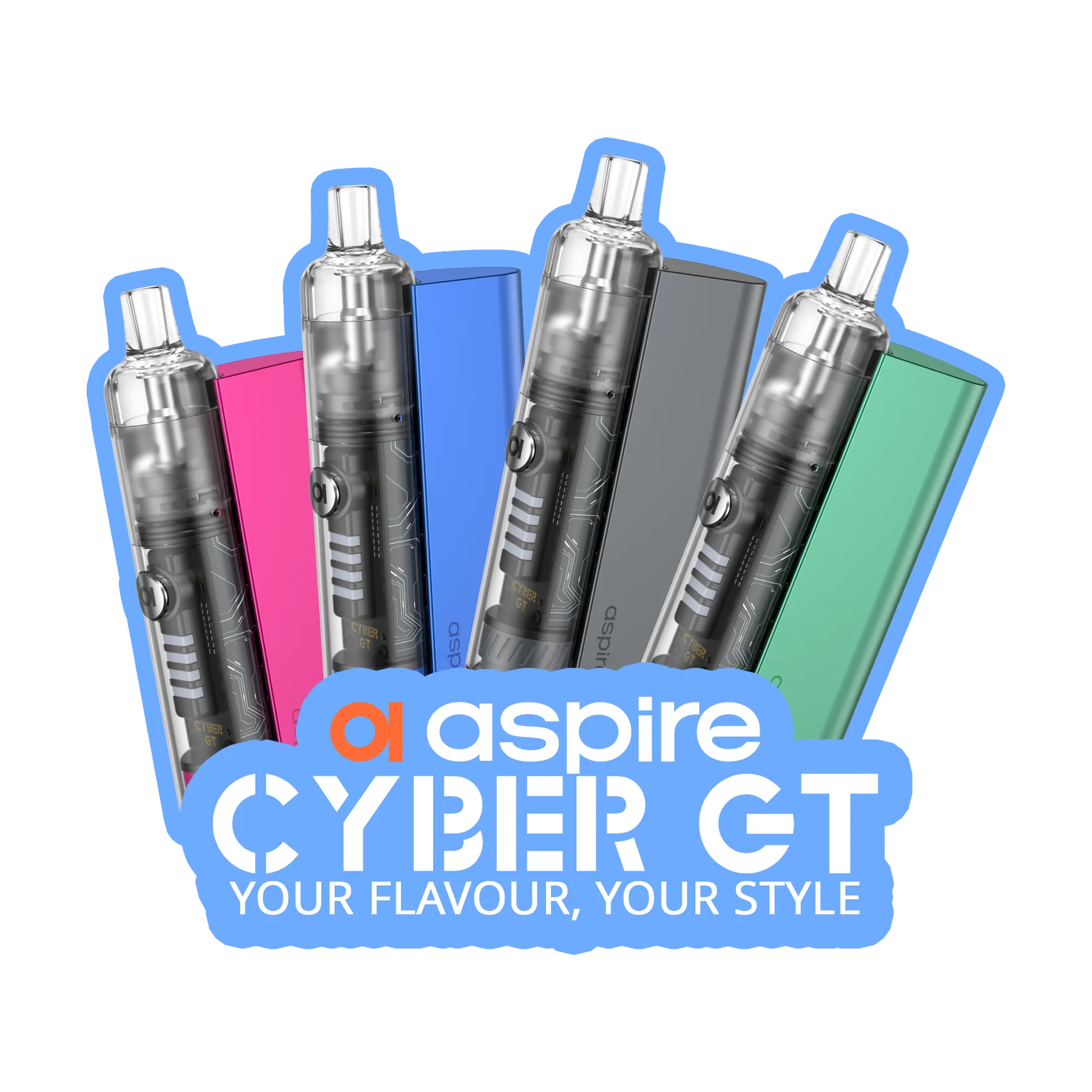 Aspire Window Stickers - Cyber GT