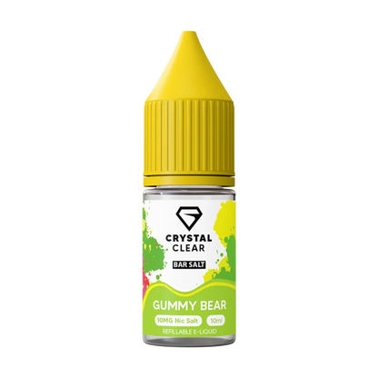 Crystal Clear Bar Salts 10ml E Liquid Nicotine Salt