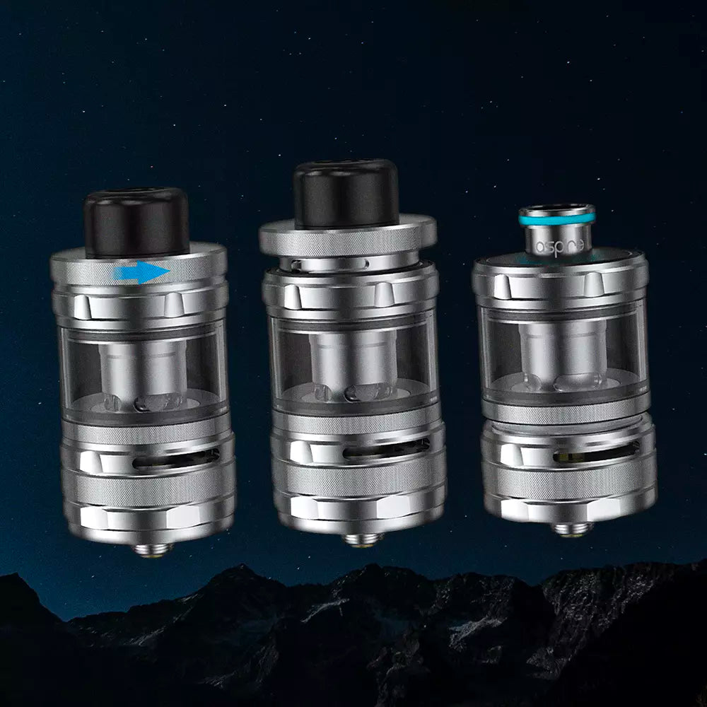 The Aspire Guroo Sub Ohm Tank is equipped with a spring loaded coil ejection system, alongside a leak-proof wicking doors, which close when the coil is ejected, and re-open when a new coil is inserted.