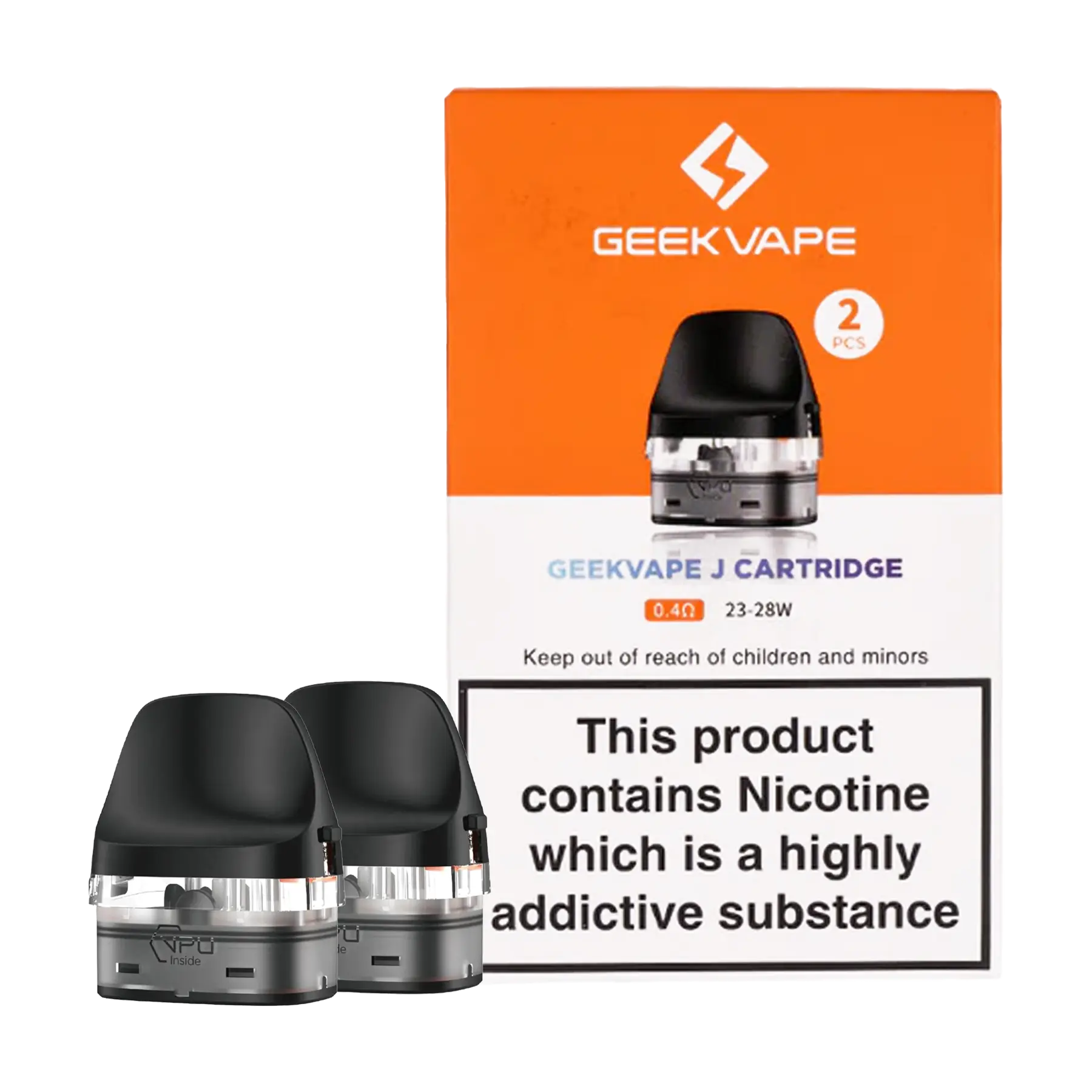 Geekvape J Series Replacement Pods - 0.4 ohm