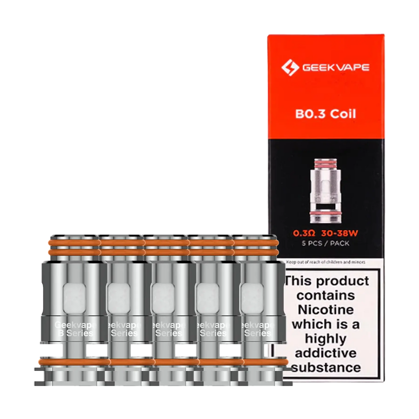 Geekvape B Series Replacement Coils - 0.3 ohm