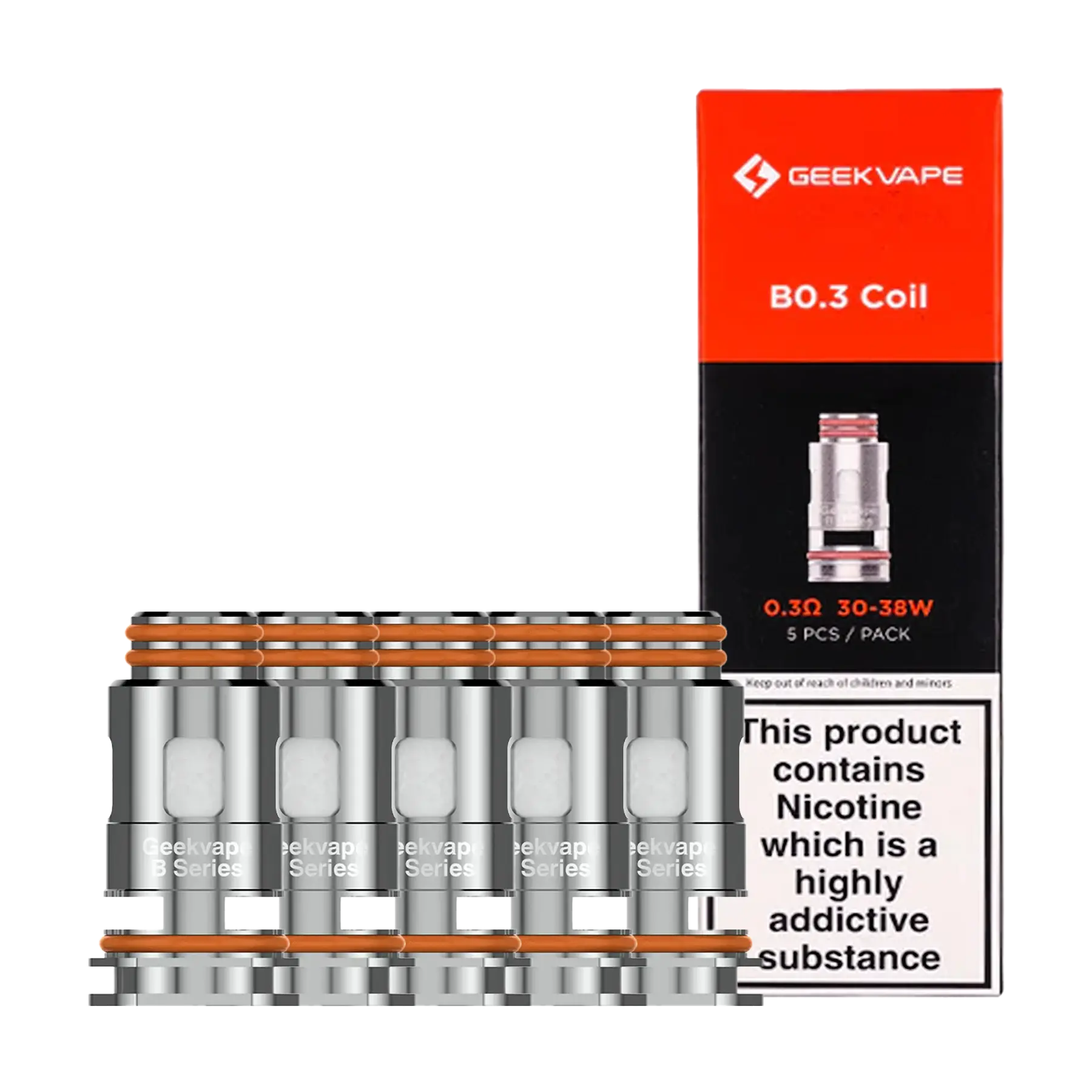 Geekvape B Series Replacement Coils - 0.3 ohm