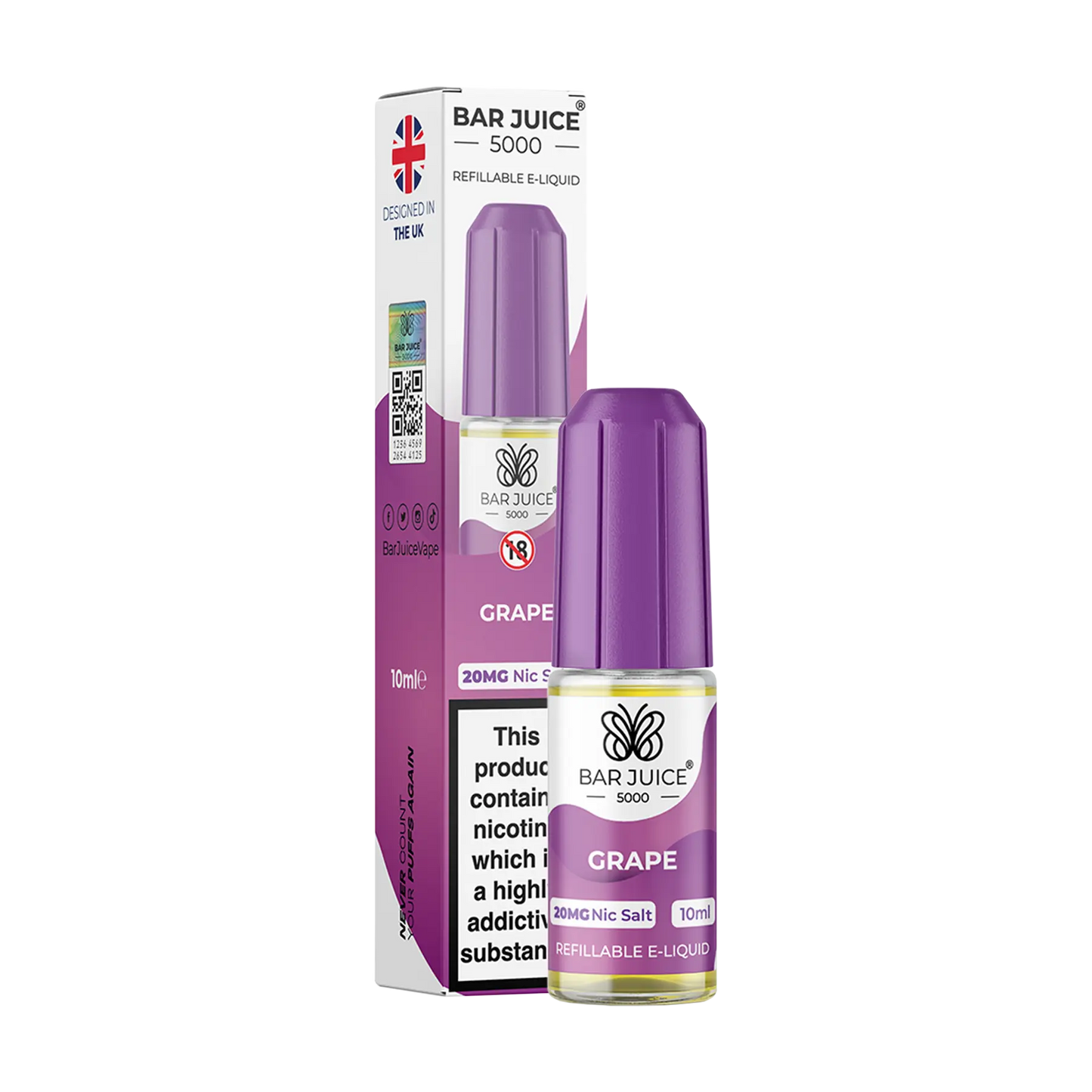 Bar Juice 5000 10ml E Liquid Nicotine Salt