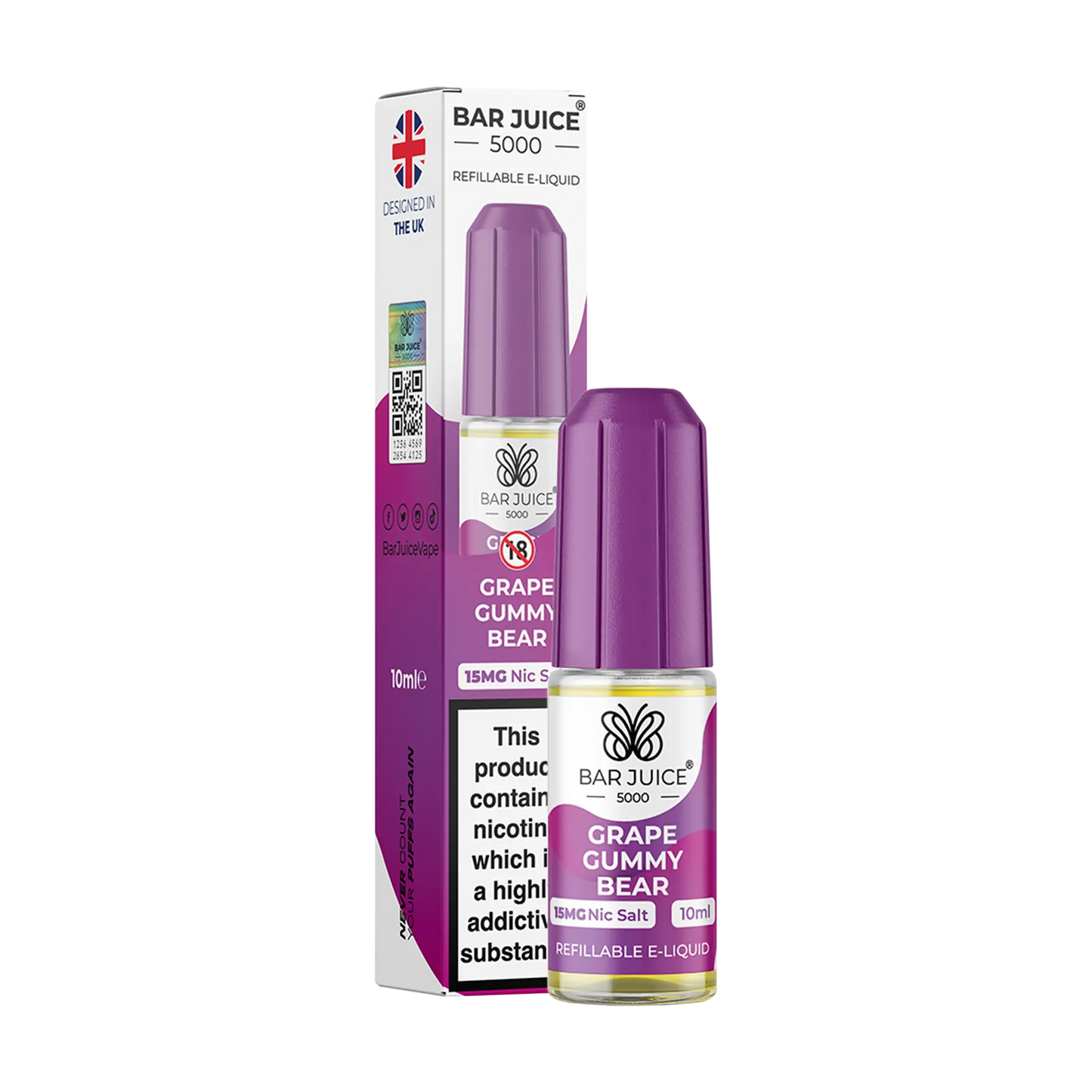 Bar Juice 5000 10ml E Liquid Nicotine Salt