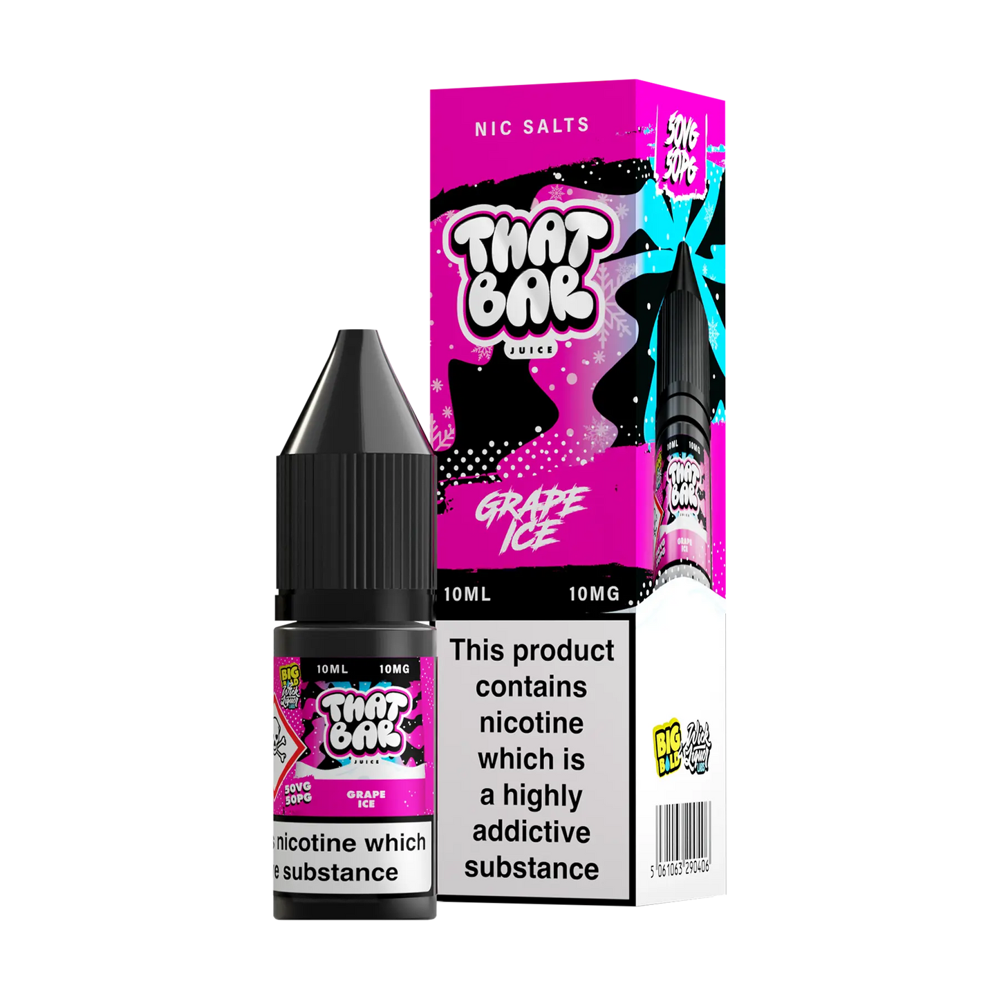 That Bar Nicotine Salt - Grape Ice 10mg