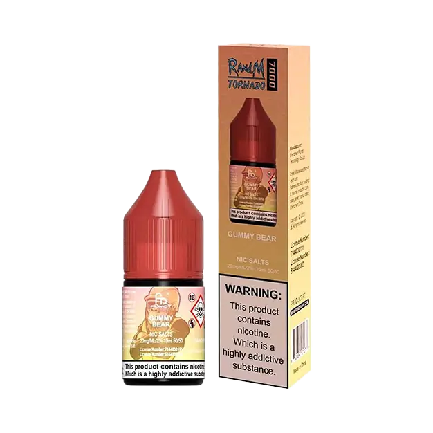 R&M 10ml Nicotine Salt - Gummy Bear