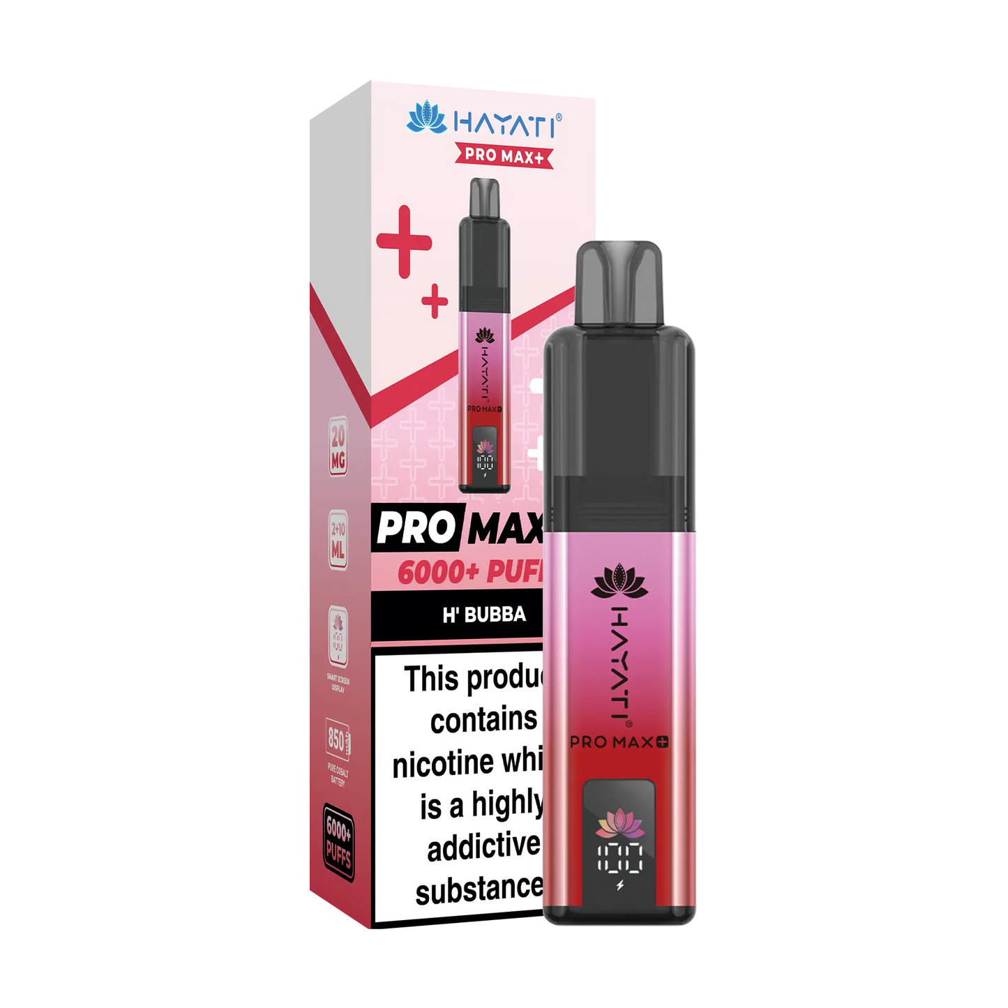 Hayati Pro Max+ 6000 Prefilled Vape Kit - H' Bubba