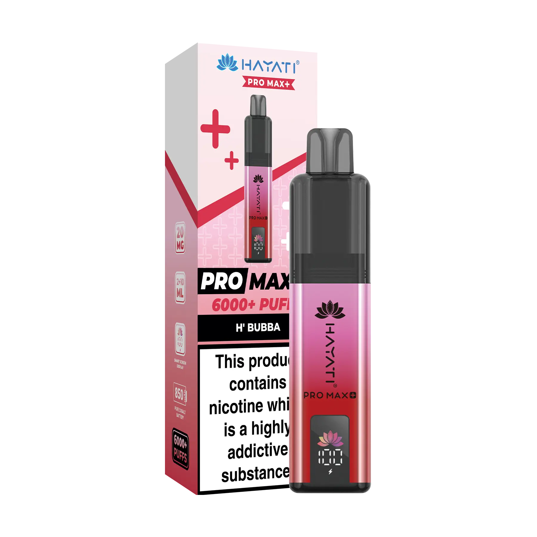 Hayati Pro Max+ 6000 Prefilled Vape Kit - H' Bubba