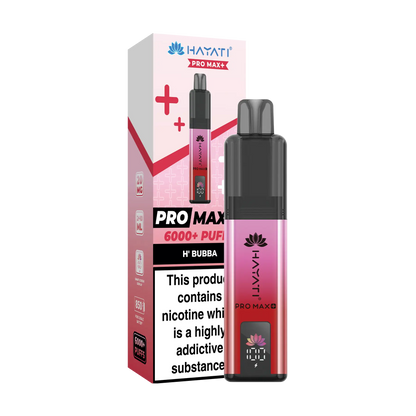 Hayati Pro Max+ 6000 Prefilled Vape Kit - H' Bubba