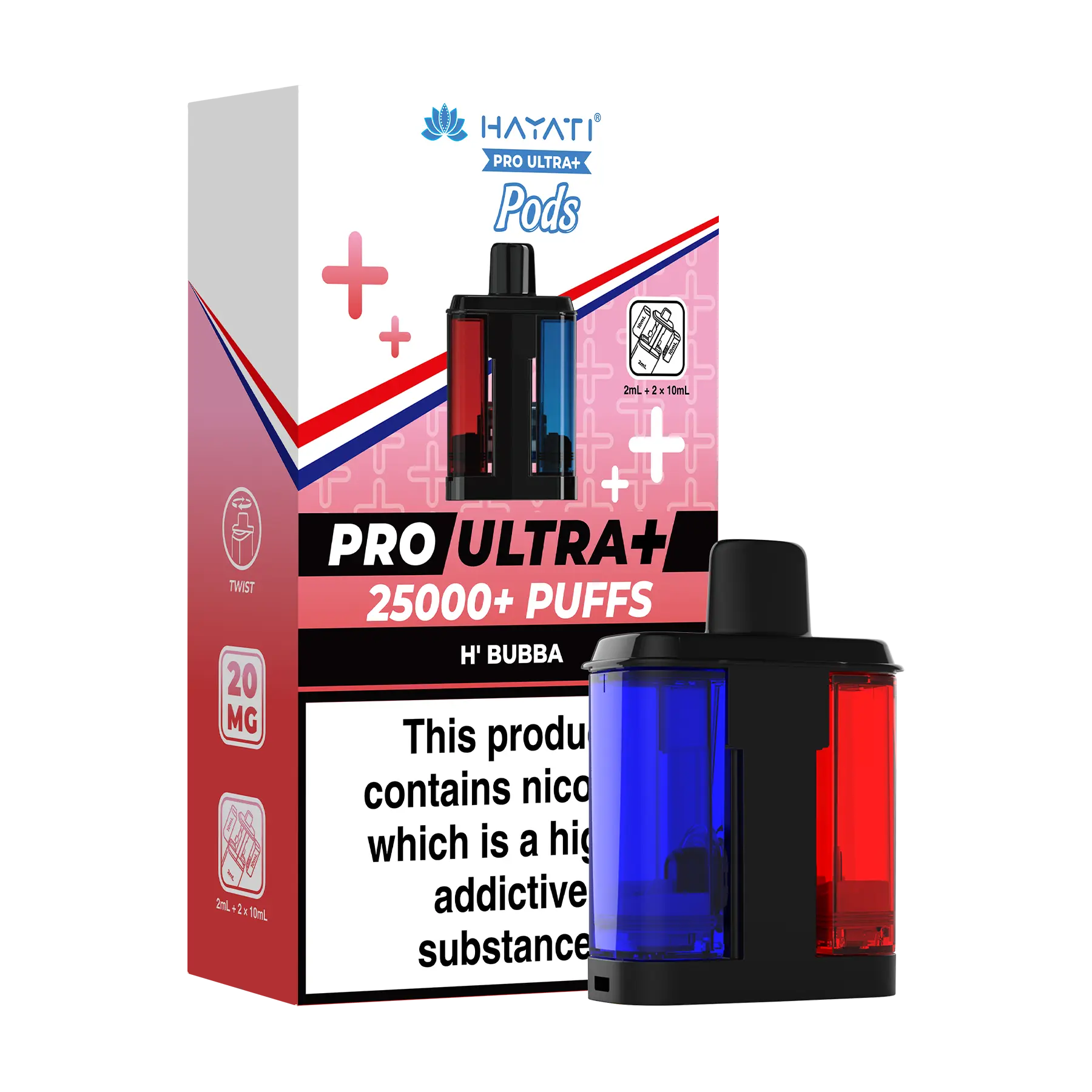 Hayati Pro Ultra 25k Replacement Pods - H' Bubba