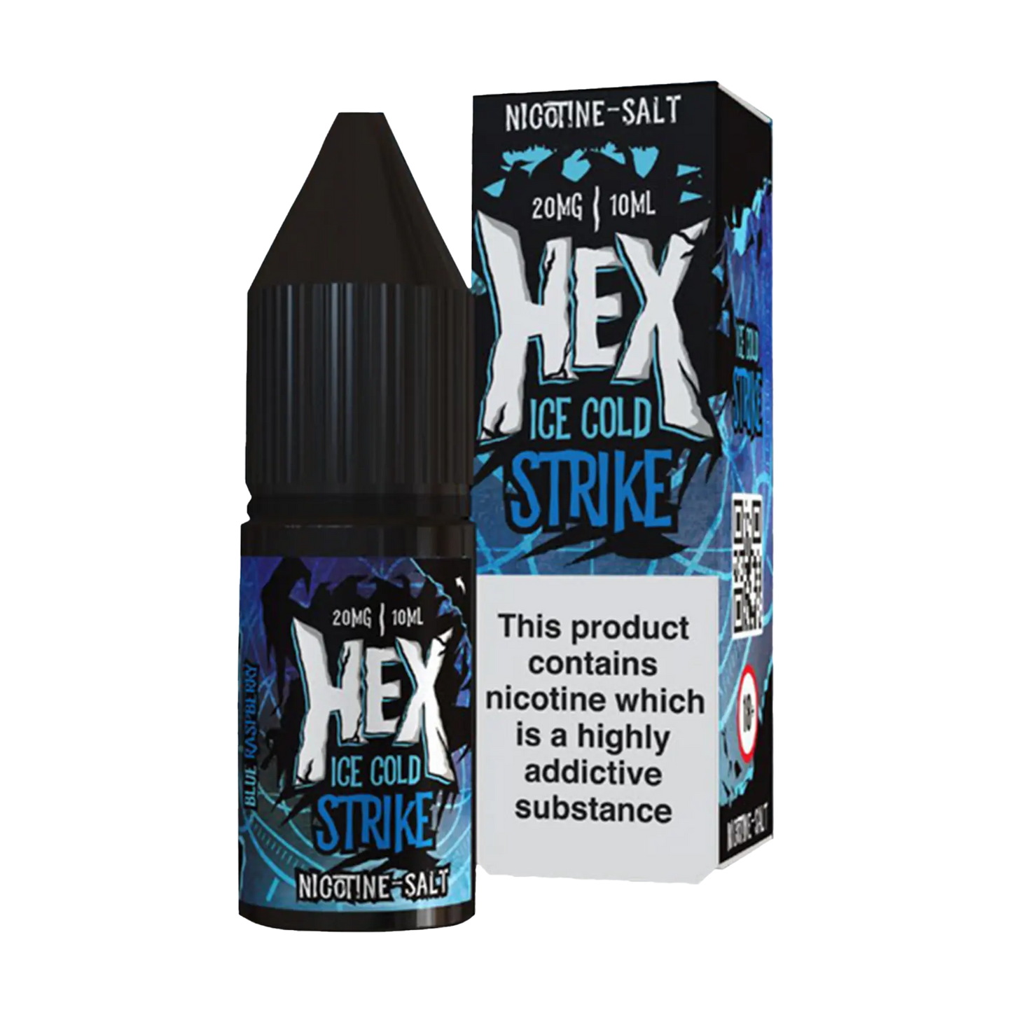 Hex 10ml E-Liquid Nicotine Salt - Ice Cold Strike