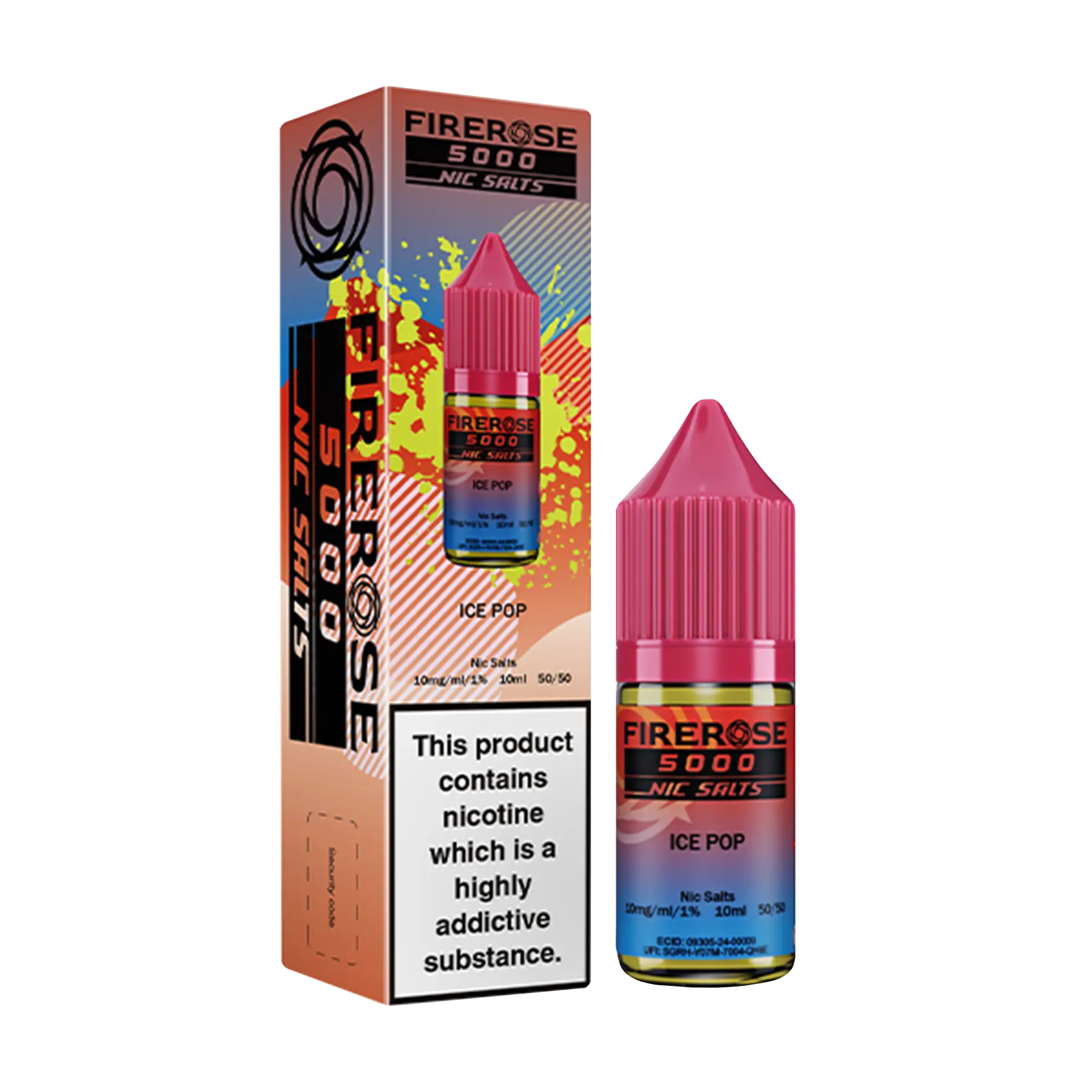 Firerose 5000 10ml Nicotine Salt - Ice Pop