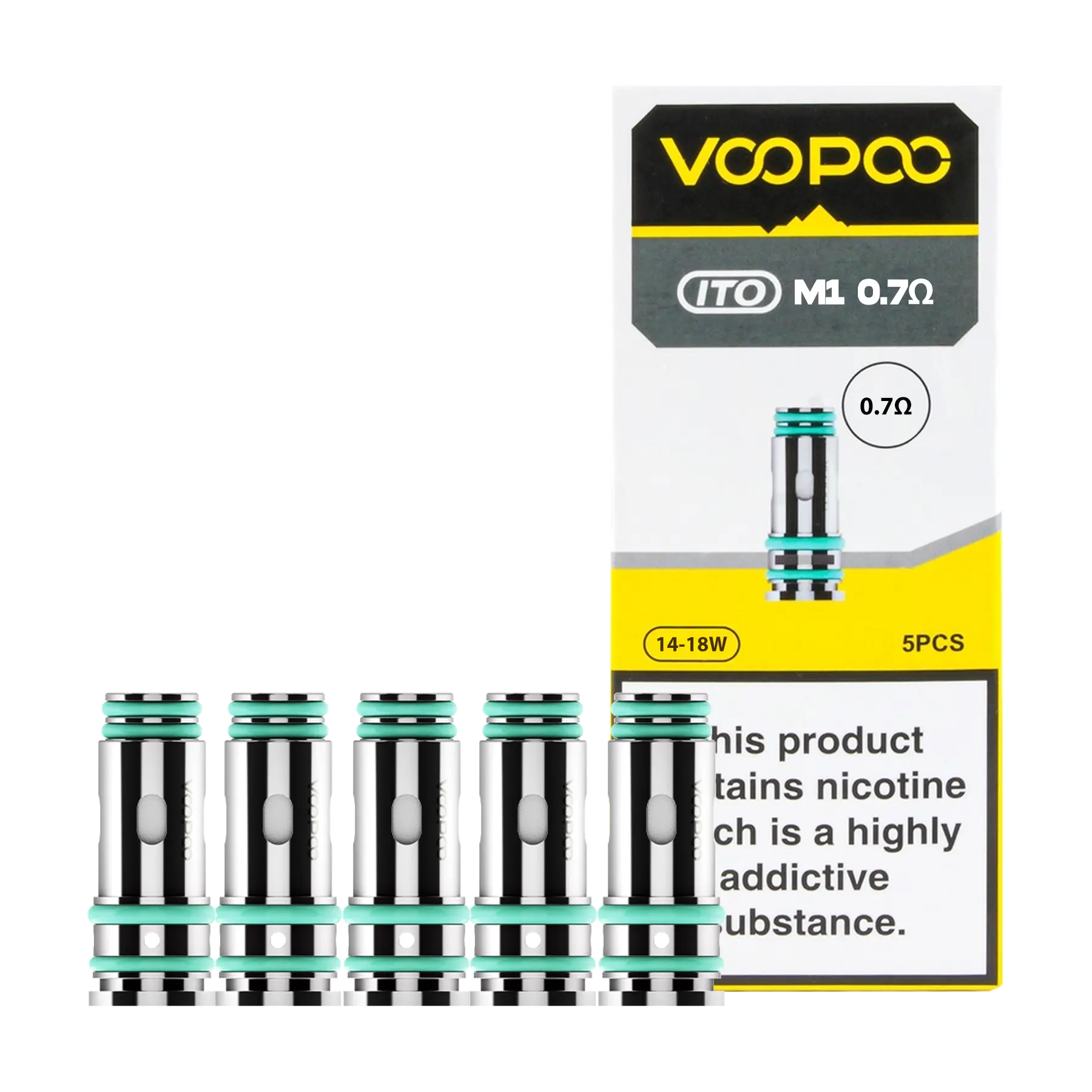 Voopoo ITO Replacement Coils - 0.7 ohm
