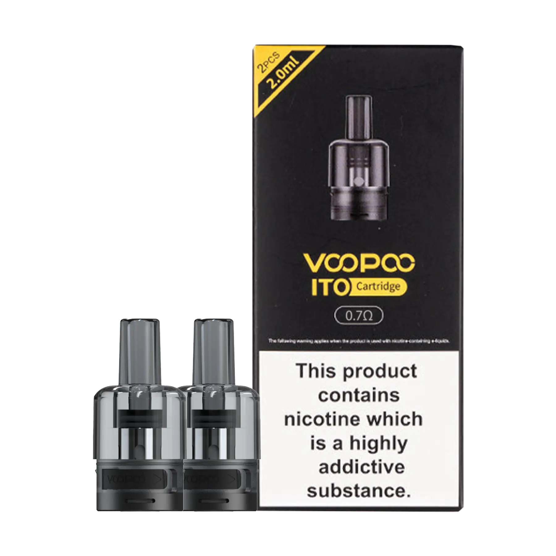 Voopoo ITO Replacement Pods - 0.7 ohm