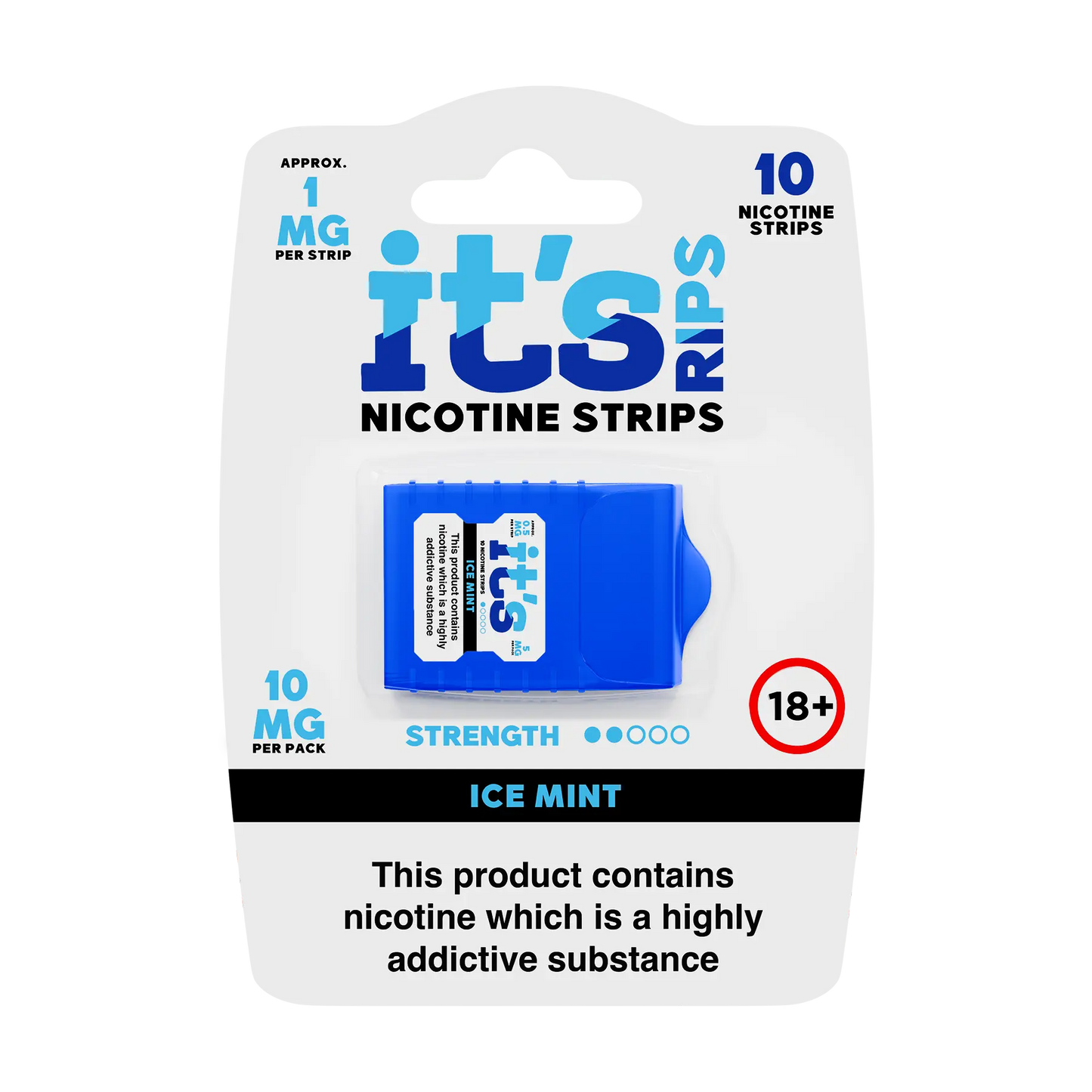 It's Nicotine Rips - Container Of 10 Strips