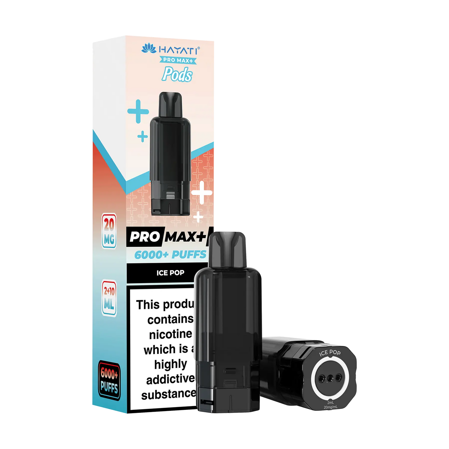 Hayati Pro Max+ 6000 Replacement Pods - Ice Pop