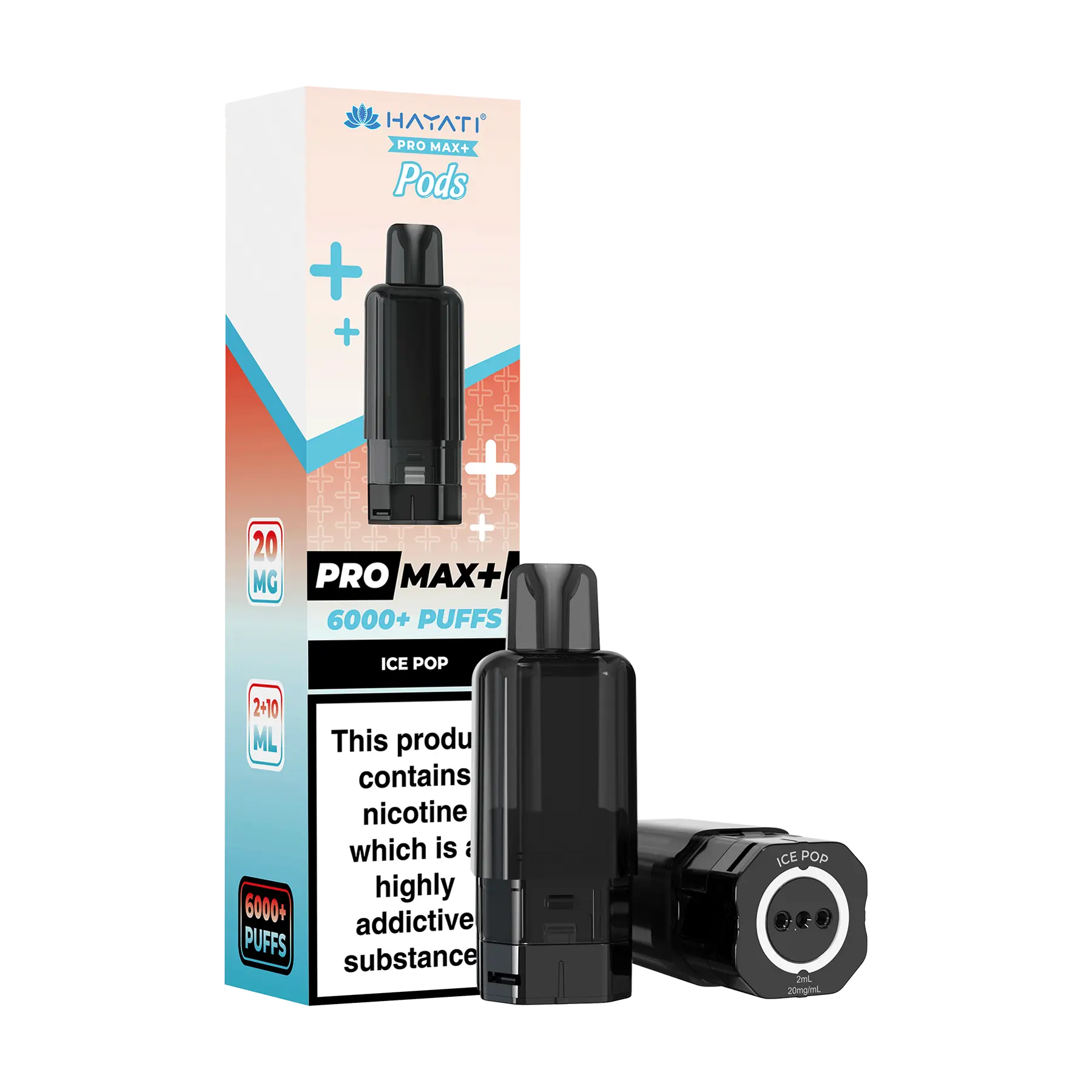 Hayati Pro Max+ 6000 Replacement Pods - Ice Pop