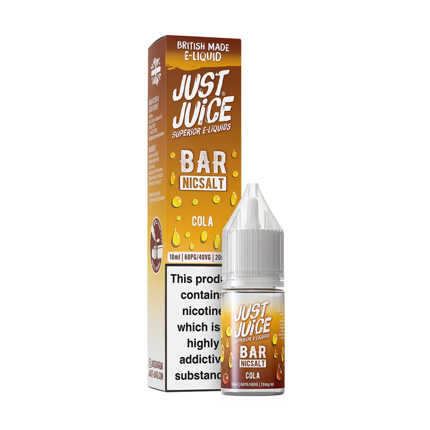 Just Juice Bar Salts 10ml E Liquid Nicotine Salt