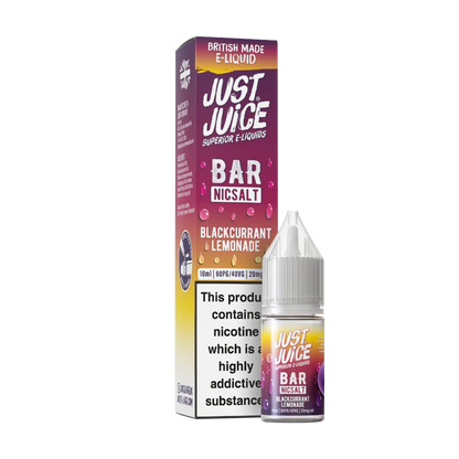 Just Juice Bar Salts 10ml E Liquid Nicotine Salt