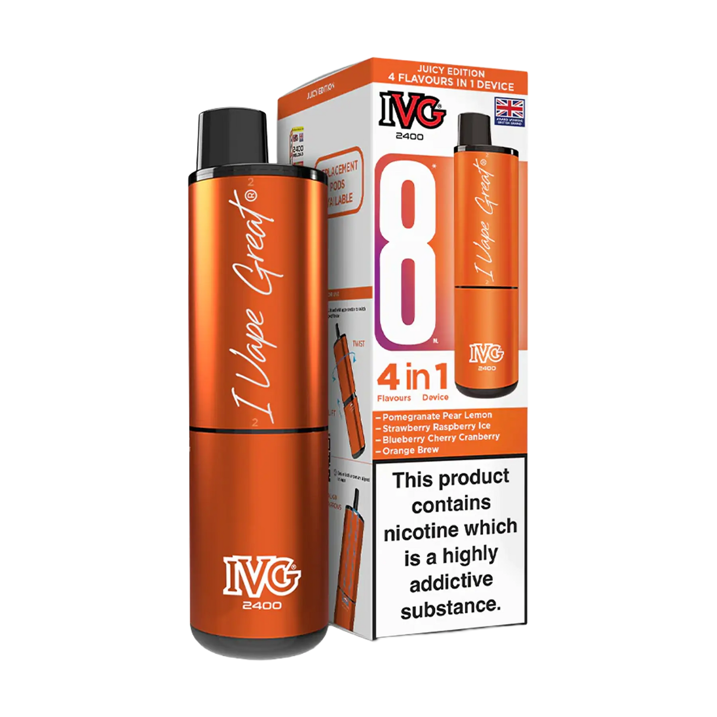 IVG 2400 Prefilled Vape Kit