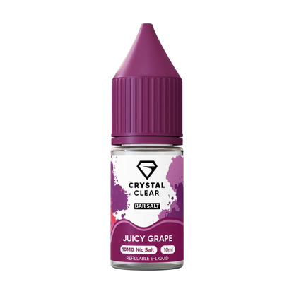 Crystal Clear Bar Salts 10ml E Liquid Nicotine Salt