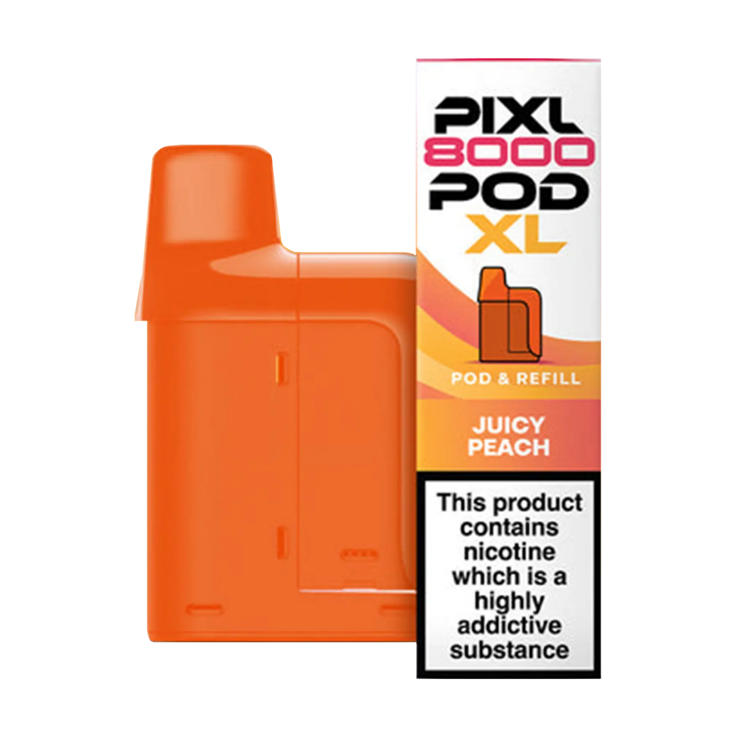 Pixl 8000 Replacement Pods - Juicy Peach