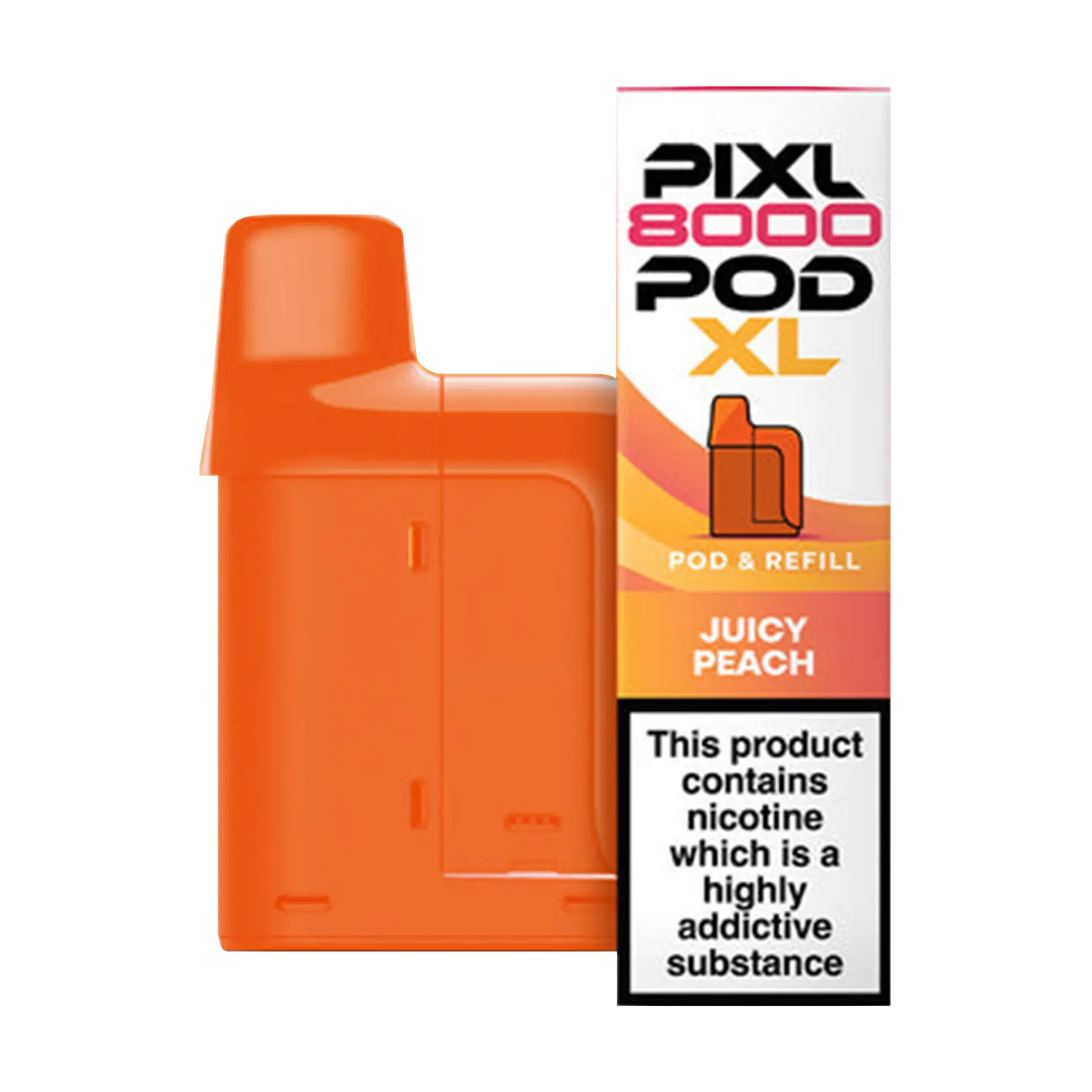 Pixl 8000 Replacement Pods - Juicy Peach