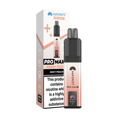 Hayati Pro Max+ 6000 Prefilled Vape Kit - Juicy Peach