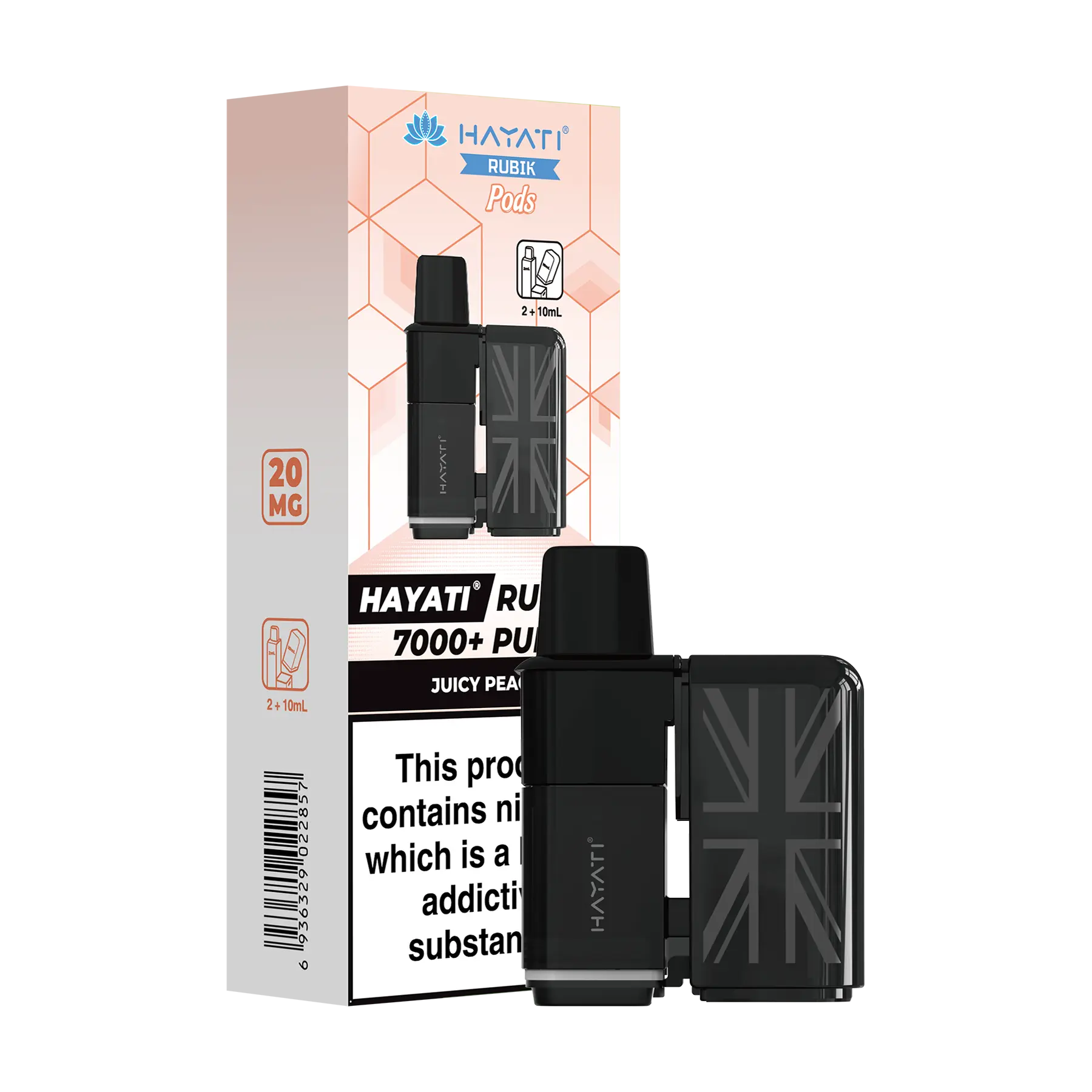 Hayati Rubik Replacement Pods - Juicy Peach