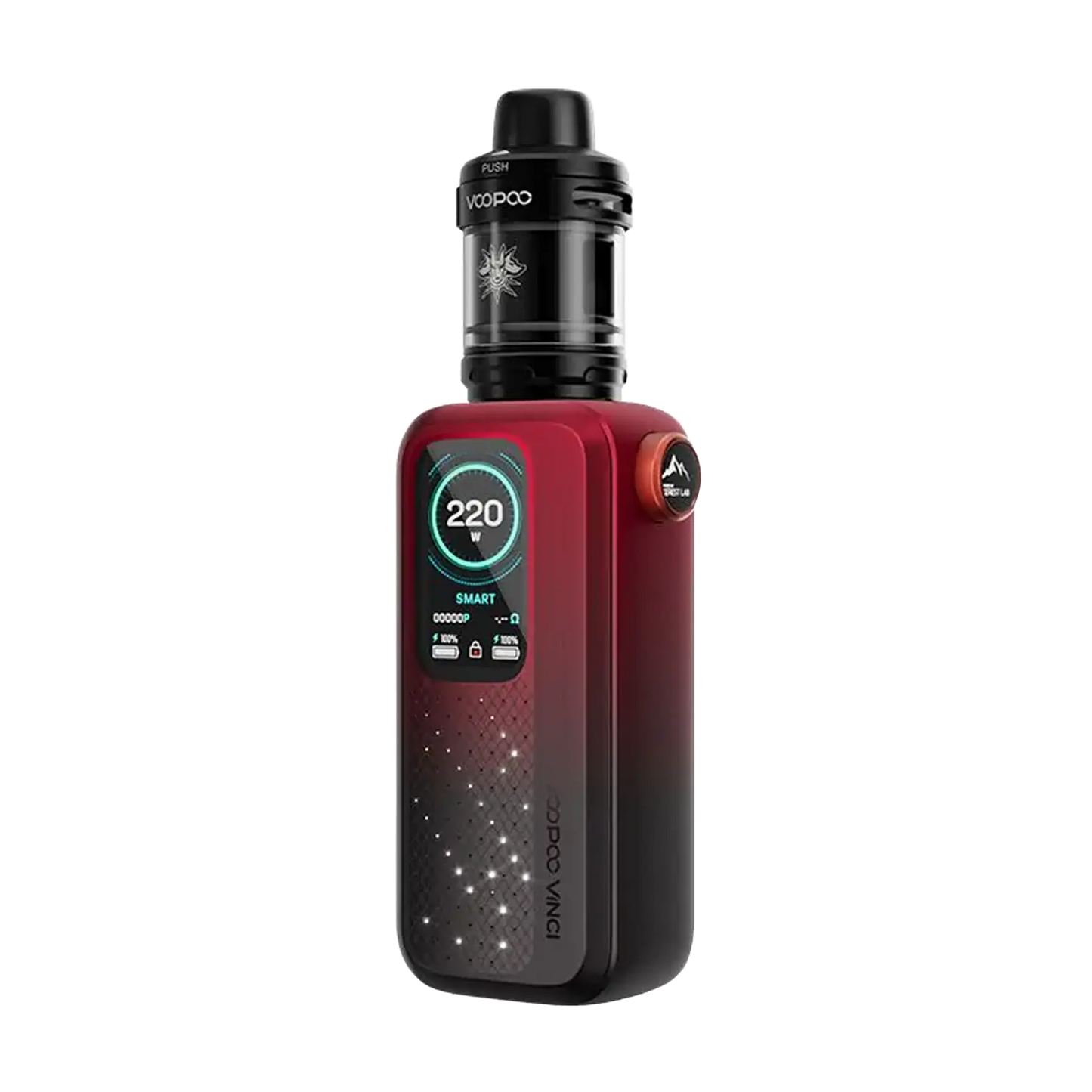 VooPoo Vinci Spark 220 Sub Ohm Vape Kit - Dark Red