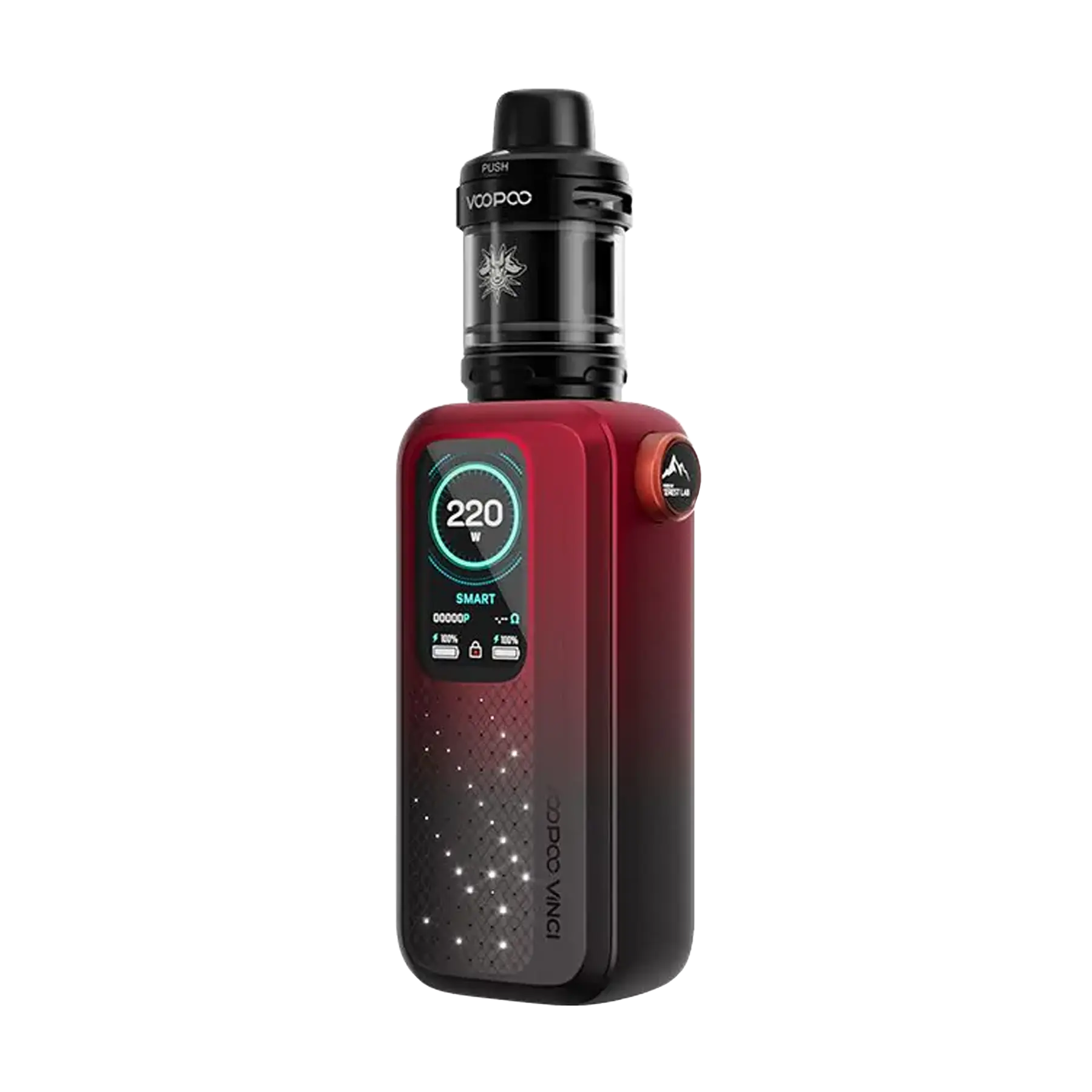 VooPoo Vinci Spark 220 Sub Ohm Vape Kit - Dark Red