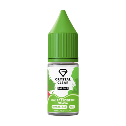 Crystal Clear Bar Salts 10ml E Liquid Nicotine Salt