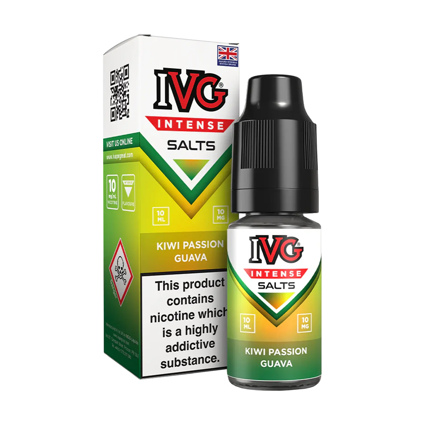 IVG Intense 10ml Nicotine Salt - Kiwi Passion Guava