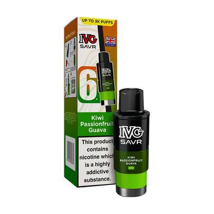 IVG Savr Replacement Pods - Kiwi Passionfruit Guava