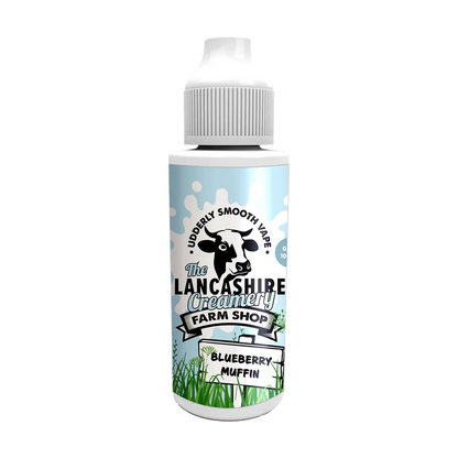 The Lancashire Creamery 100ml Shortfill - Blueberry Muffin