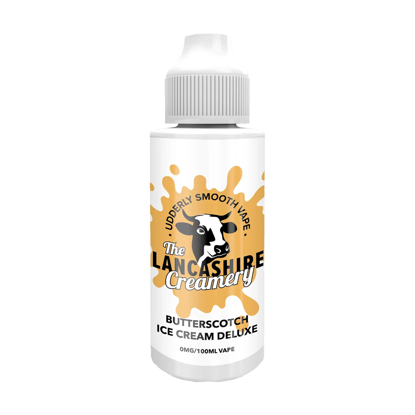 The Lancashire Creamery 100ml Shortfill - Butterscotch Ice Cream Deluxe