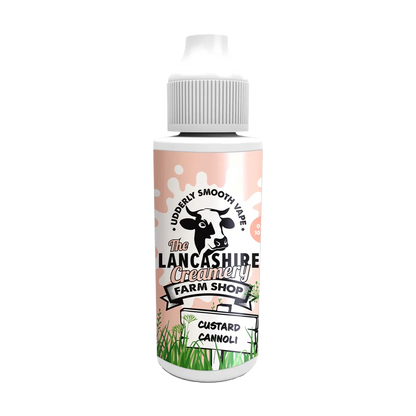 The Lancashire Creamery 100ml Shortfill - Custard Cannoli