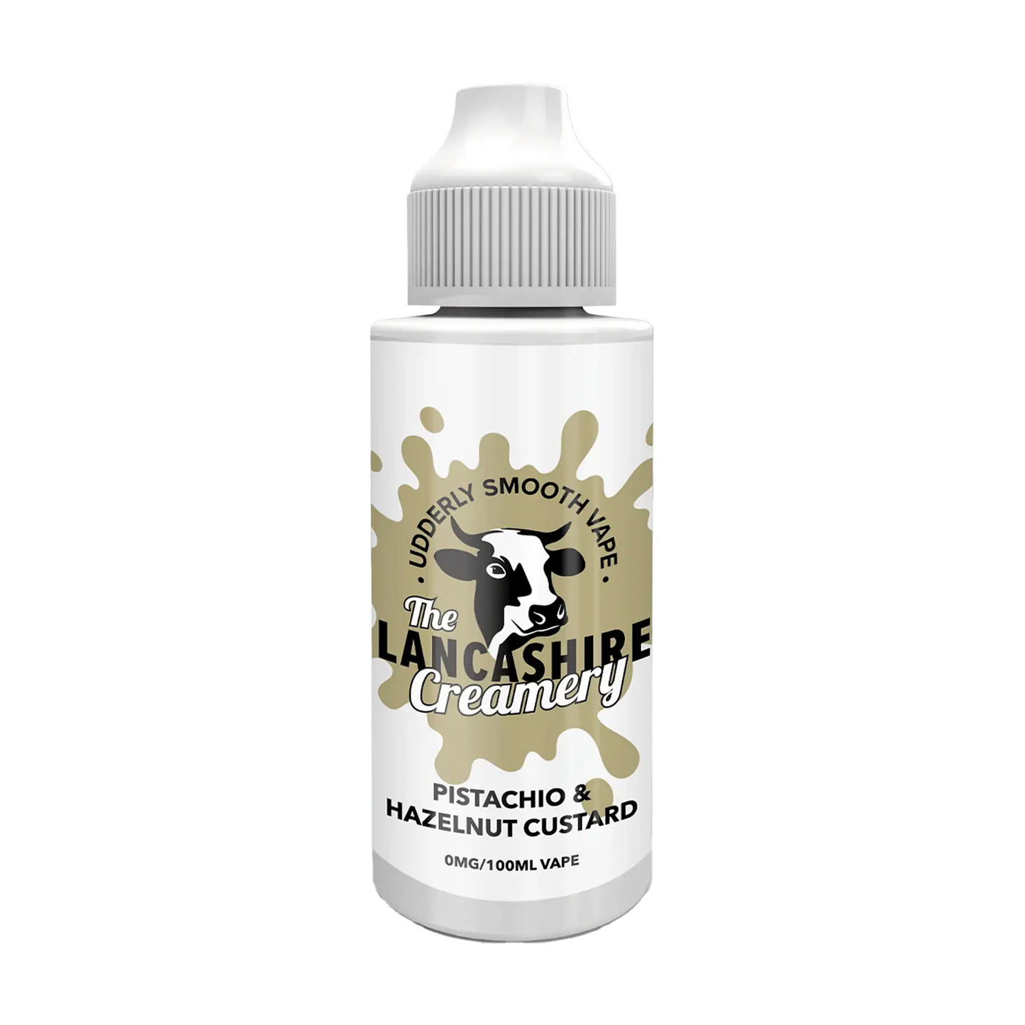 The Lancashire Creamery 100ml Shortfill - Pistachio & Hazelnut Custard
