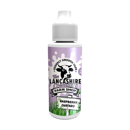 The Lancashire Creamery 100ml Shortfill - Raspberry Custard