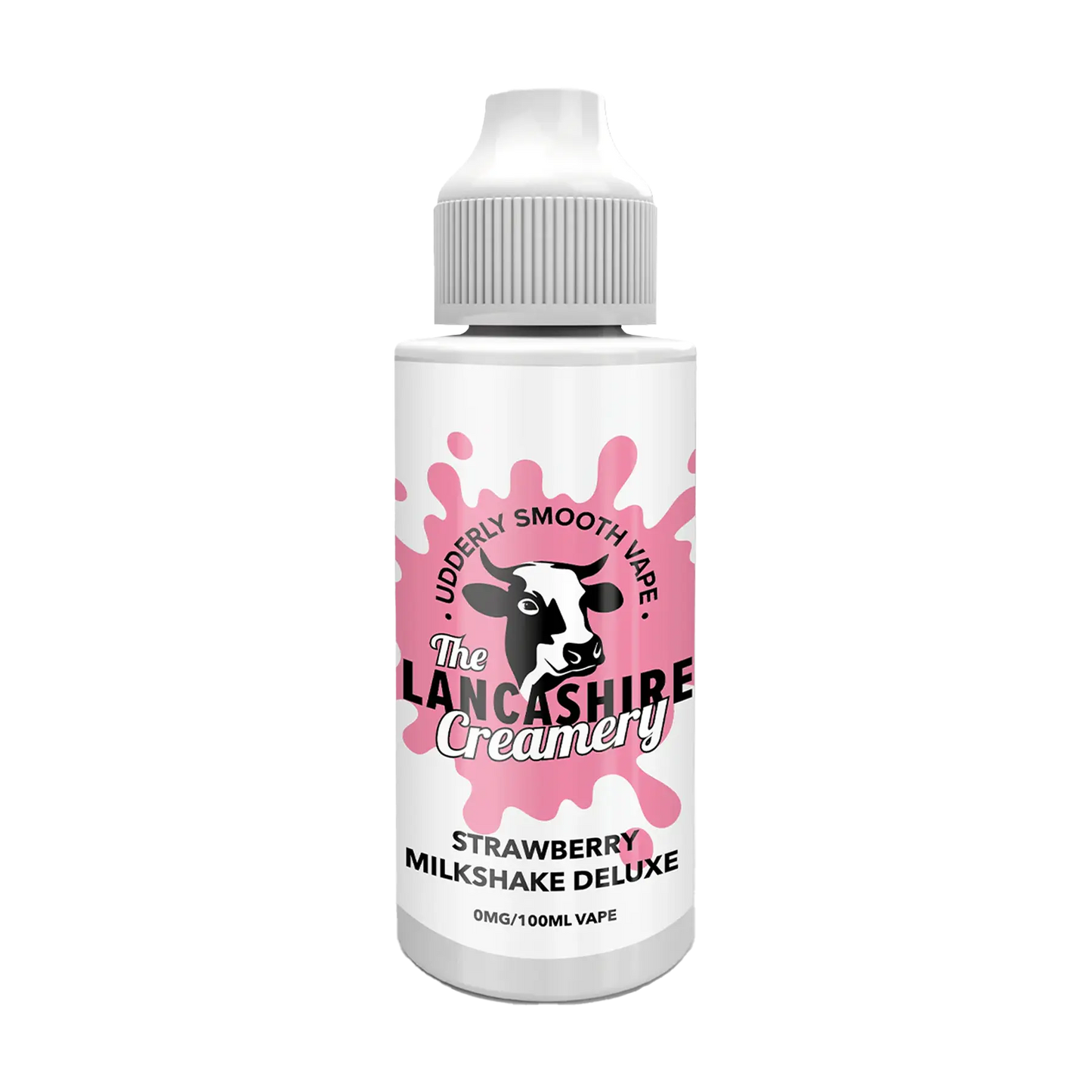 The Lancashire Creamery 100ml Shortfill - Strawberry Milkshake Deluxe