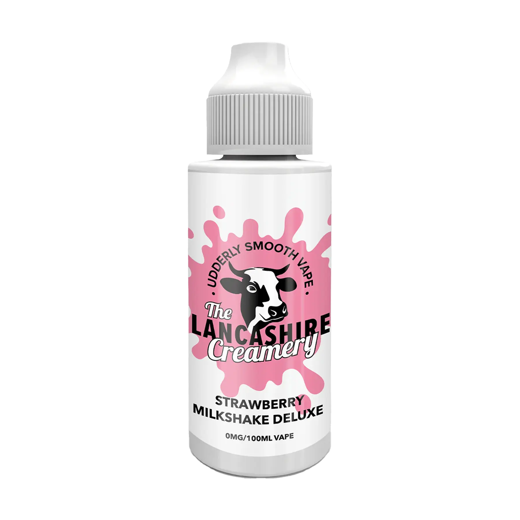 The Lancashire Creamery 100ml Shortfill - Strawberry Milkshake Deluxe